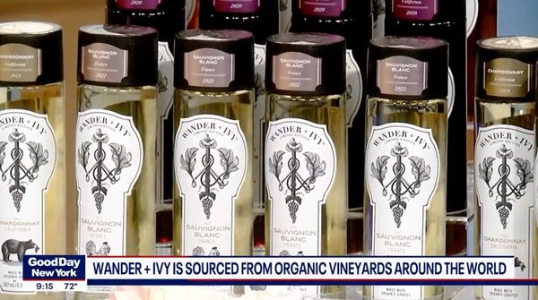 Good Day New York:  Single-serve Wander + Ivy wine available in NY